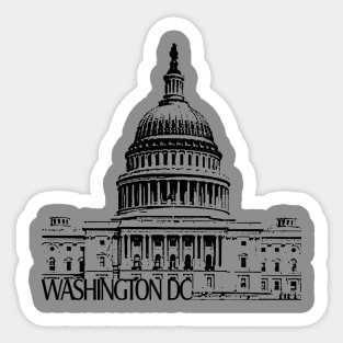 Washington DC Sticker